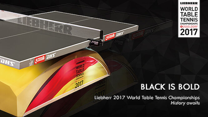- DHS Unveils Black Table Tennis Table for 2017 World Championships