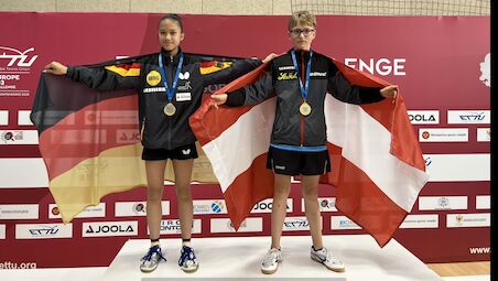 Elisa NGUYEN and Benjamin GIRLINGER clinched gold in Girl's and Boy's Singles in Podgorica 