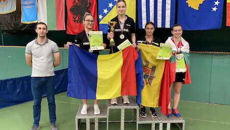 Romania continued to dominate in Singles at the Balkan Championships