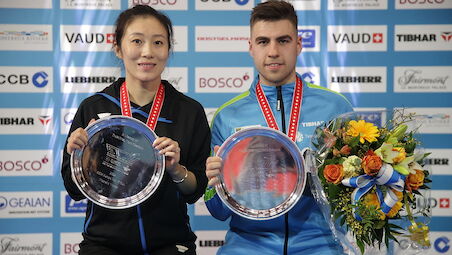 HAN Ying and Truls MOREGARD topping the CCB Europe Top 16 Cup list
