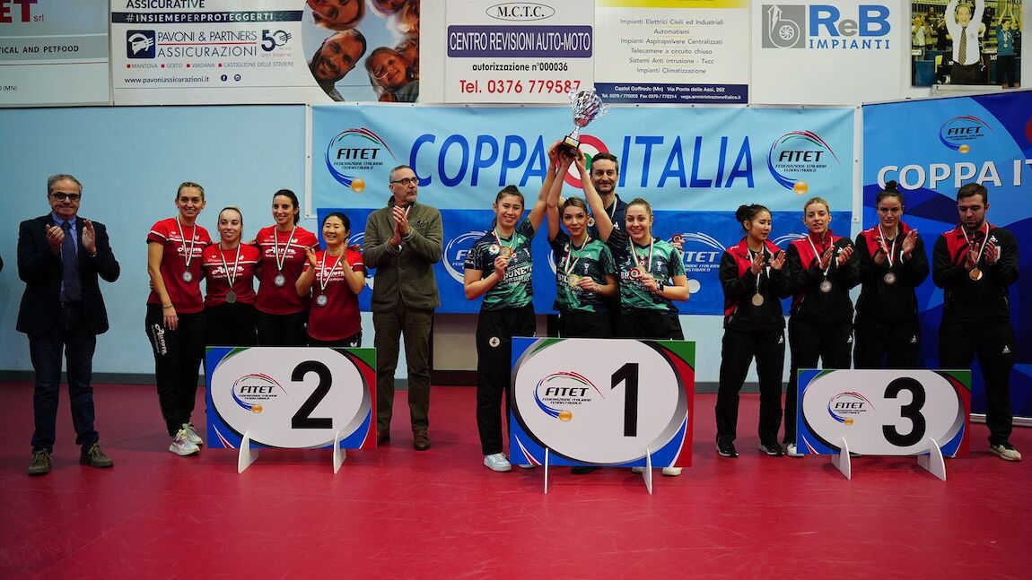 Brunetti Castel Goffredo wins the fifth Italian Cup in front of their fans