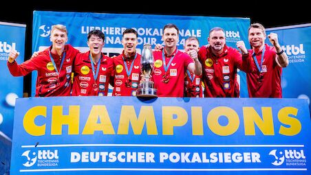 Borussia Düsseldorf clinched the German Table Tennis Cup for the 28th time