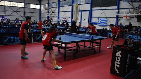 The favorites have secured the medal positions in the mixed doubles events in Loutraki