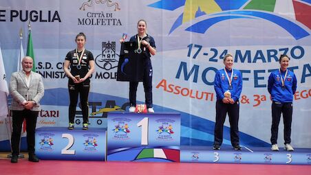 Three Titles for Nicole ARLIA at the Italian Championships in Molfetta
